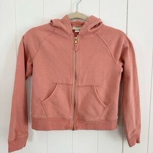Crewcuts Girls Coral Zip-Up Hoodie